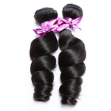 13" X 4" LACE FRONTAL -LOOSE WAVE + 2 BUNDLES